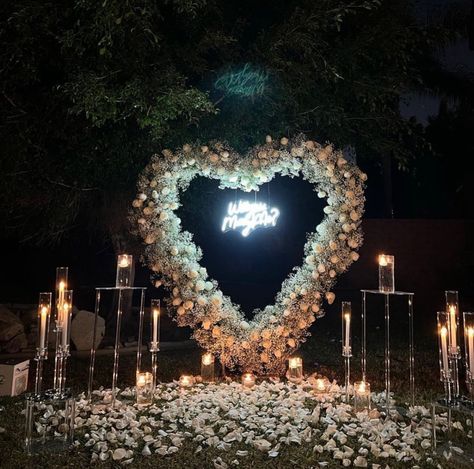 #wedding #proposal #event #heart #weddingseason #aesthetic #bride #groom Baby Breath Arch, Heart Wedding Arch, Antique Centerpieces, Heart Arch, Aesthetic Bride, Baby Breath, Heart Wedding, Silver Crystal, Big Heart