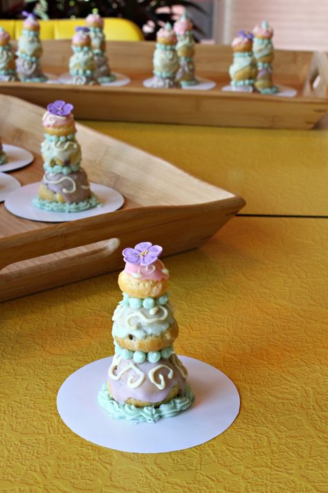 Courtesan au Chocolat inspired by "The Grand Budapest Hotel" Wedding Croquembouche, Desserts For Easter, Dessert Candle, The Grand Budapest Hotel, Dessert Candles, Grand Budapest, Grand Budapest Hotel, Budapest Hotel, Beautiful Desserts