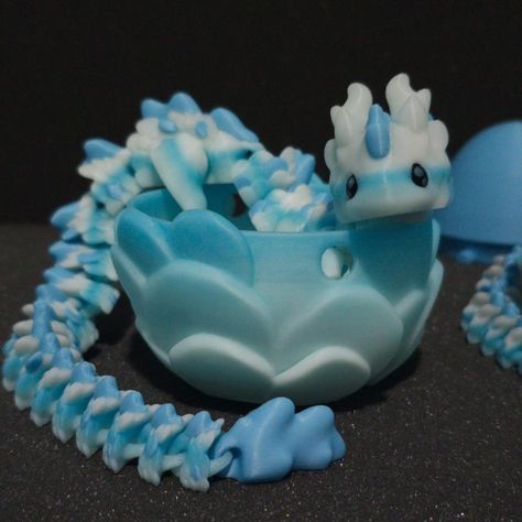 3D printed Dragon 3d Printing Ideas Cute, Disney 3d Printing Ideas, 3d Printed Dragon, 3d Printing Ideas Creative, 3d Printed Things, Cool 3d Prints, 3d Dragon, Bluey And Bingo, 3d Printing Ideas