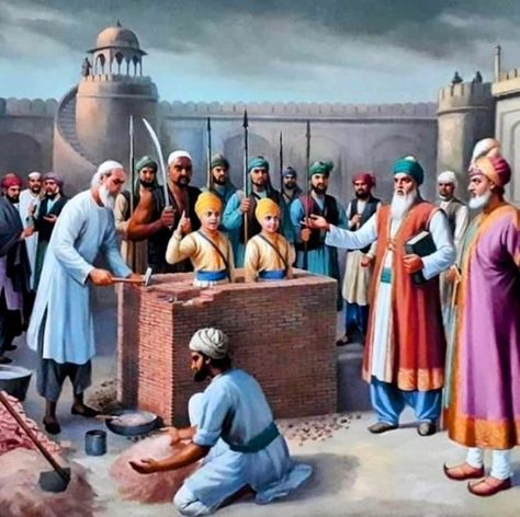 Char Sahibzade Pics, Chaar Sahibzaade, Fatehgarh Sahib, American Eagle Art, Baba Deep Singh Ji, Guru Nanak Photo, Warrior Paint, Guru Nanak Wallpaper, Warriors Wallpaper