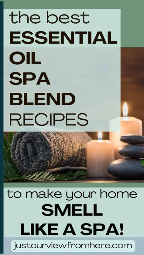 Essential Oil Spa Blend Recipes ~ 20 Diffuser Combinations! Jasmine Vanilla Essential Oil Blends, Calming Blend Essential Oils, Essential Oils For Focus Diffuser Blends, Essential Oil Blends For Relaxation, Copaiba Essential Oil Diffuser Blends, R.c. Diffuser Blends, Spa Blend Essential Oils Diffuser, Essential Oils For Diffuser Aromatherapy, Relaxing Oil Blends