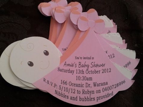 Homemade Baby Shower Invitations, Handmade Baby Shower Invitations, Baby Shower Unique, Unique Baby Shower Invites, Baby Shower Invitations Design, Cheap Baby Shower, Creative Baby Shower, Baby Shower Invitation Cards, Baby Invitations