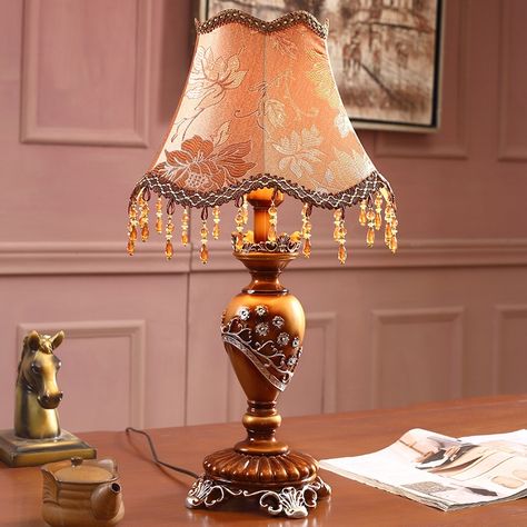 Fancy Table, Elegant Table Lamp, Traditional Table Lamps, Classic Table Lamp, Luxury Lamps, Table Lamps Living Room, Living Room Red, Desk Lamps, Lamps Living Room