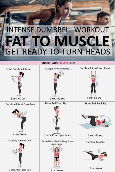 Exercises With Dumbbells, Strength Building Workouts, Workout Morning, Arm Flab, Full Body Dumbbell Workout, Advanced Workout, Cardio Workouts, Hiit Cardio, Yoga Exercises