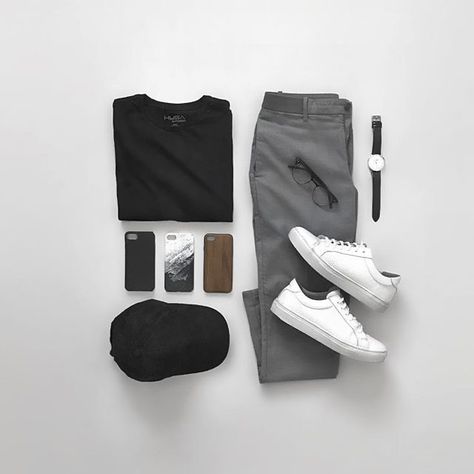 Outfit Grid Men Casual, Minimal Mens Fashion, Outfit Grid Men, Men Casual Outfit, Instagram Giveaway, Smart Casual Men, Mens Casual Dress Outfits, Men Stylish Dress, Outfit Grid