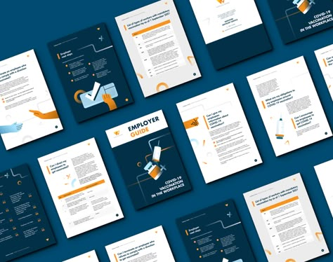 EBOOK | EMPLOYER GUIDE on Behance Marketing One Pager Design, Pdf Guide Design, Ebook Designs Layout, Event Booklet, Playbook Design, Handbook Design, Ebook Design Layout, One Pager Design, Booklet Design Layout