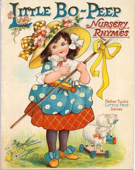 Nursery Decor Vintage, Nursery Rhyme Characters, Vintage Nursery Decor, Fairytale Nursery, Children's Stories, Little Bo Peep, Bookmaking, Childrens Books Illustrations, Bo Peep