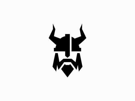 Viking Logo Design, Samurai Tattoo Design, Viking Logo, Banks Logo, Without Hope, Viking Helmet, Nordic Tattoo, Viking Designs, Logo Design Ideas