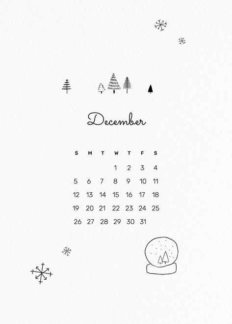 Cute Doodle Drawing, December 2021 Calendar, Dec Calendar, Calendar Doodles, Calendar December, Calendar Design Template, November Calendar, Cute Doodle, December Calendar