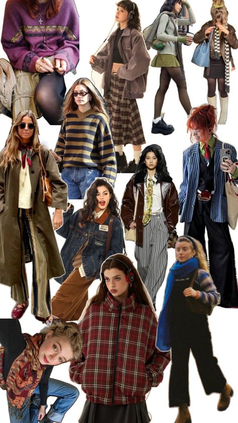 Nancy Drew Aesthetic Outfit, Halloween Outfits Aesthetic, 2025 Goals, Ny Outfits, Teacher Wardrobe, Lydia Deetz, Old Outfits, Hippie Clothes, Autumn Fits