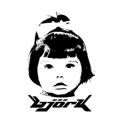 Bjork Baby Lover - #Bjork - T-Shirt | TeePublic #bjorkbaby Bjork Graphic Design, Bjork Black And White, Custom T Shirt Design Ideas, Bjork Tattoo Ideas, Sunprint Shirt, Graphic Shirt Design Ideas, Bjork Aesthetic, Graphic Tshirt Design Prints, Tshirt Print Ideas