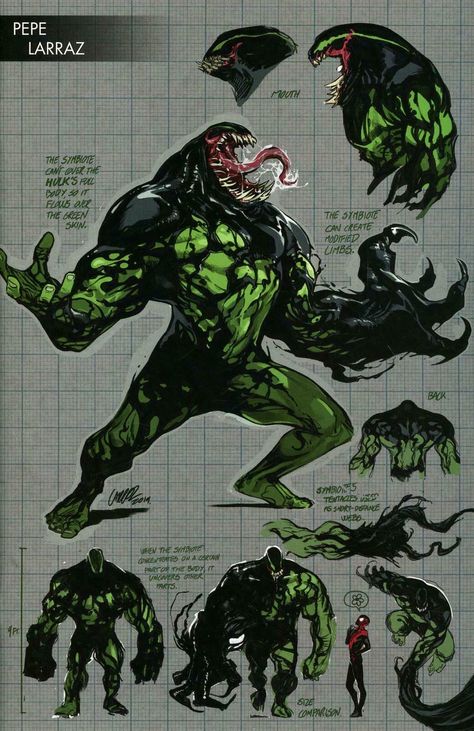 Dnd Symbiote, Venom Hulk, Superhero Fanart, Spidersona Ideas, Symbiotes Marvel, Venom Art, Venom Comics, Mythical Monsters, Image Spiderman