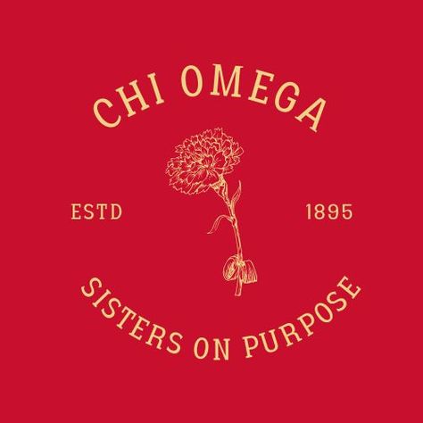 Chi Omega Merch, Chi Omega Banner, Alpha Chi Omega Graphic, Chi Omega Graphics, Sorority Prints, Chi Omega Recruitment, Sorority Banner, Chi Omega Sorority, Homecoming Week