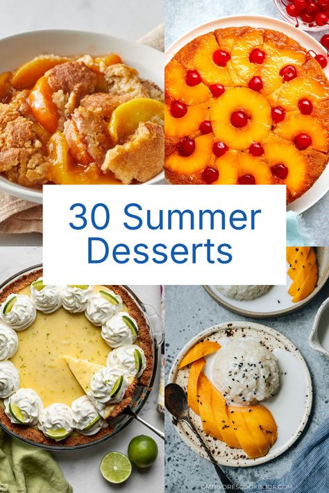 Every summer day deserves a little sweetness, and these 30 summer desserts deliver just that! Whether it's an ice-cold granita, a creamy mousse, or a fruity tart, these treats turn any moment into a special one. Packed with bright colors and bold flavors, these desserts are perfect for parties, picnics, or just because. Let the summer festivities begin with these delightful sweets! Recipes To Try At Home, Quiet Evening, Quick And Easy Meals, Cooking Game, Cooking Games, Backyard Barbecue, Summer Dessert, Special One, Beat The Heat