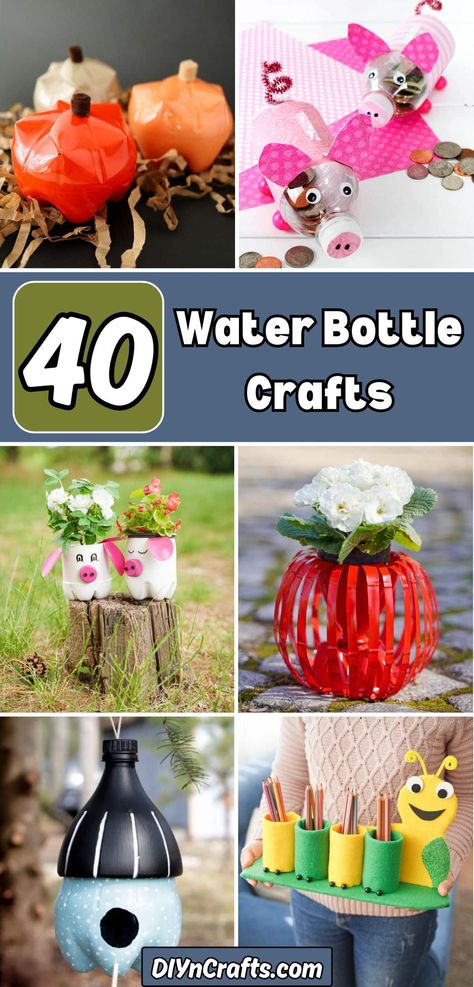 40 Water Bottle Crafts Water Bottle Crafts Diy, Medicine Bottle Crafts, Plastic Bottles Crafts, Recycled Christmas Decorations, Apple Teacher Gifts, Plastic Bottle Crafts Diy, Water Bottle Art, Water Bottle Crafts, Lantern Craft