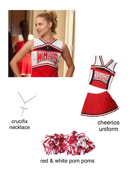 Cheerios Halloween Costume, Glee Cheerios Costume, Cheerios Costume, Glee Halloween Costumes, Glee Costume, Halloween Costume Cheerleader, Glee Halloween, Glee Costumes, Cheerleader Birthday Party