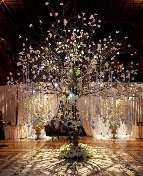 Pretty Tantawan Bloom, Wedding Tree Decorations, Enchanting Wedding, Wedding Reception Ideas, Wishing Tree, Enchanted Wedding, Winter Wonderland Wedding, Circle Time, Wonderland Wedding