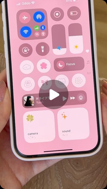 kotone | studio cherii 🍒 on Instagram: "how to add cute custom controls in iOS18 control center! ₊˚⊹♡ app: mico @micowidget *ad

🏷️ #ios18 #widget #ghibli #ponyo #homescreen #controlcenter #iphone #app #deskgram #studygram" How To Add Widgets To Iphone, Ghibli Ponyo, Control Center, Iphone App, Iphone, On Instagram, Instagram