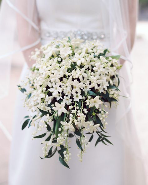 Stephanotis Bouquet, Lily Of The Valley Bouquet, Kate Middleton Wedding, Martha Weddings, White Bridal Bouquet, White Wedding Bouquets, White Wedding Flowers, White Bouquet, Pretty Wedding