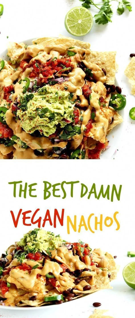 Viral Food, Vegan Nachos, Vegan Mexican, Vegan Appetizers, Vegan Cooking, Vegan Foods, Vegan Cheese, Vegan Meals, Vegan Life