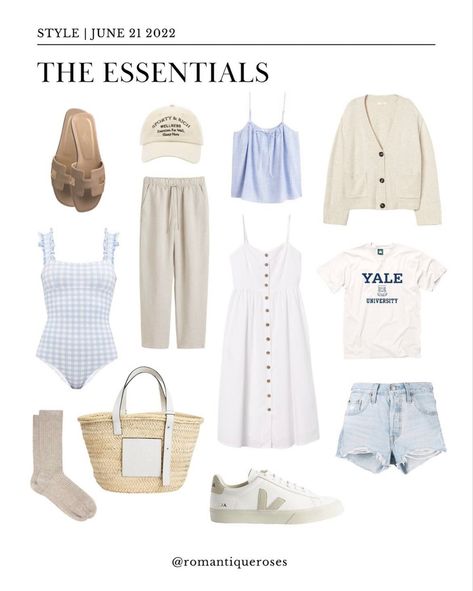 ig: romantiqueroses Grandma Aesthetic Outfit, Coastal Fashion, Grandma Fashion, Sassy Outfit, Effortless Outfit, Coastal Grandma, Summer Fashion Outfits, Mom Outfits, Mode Vintage