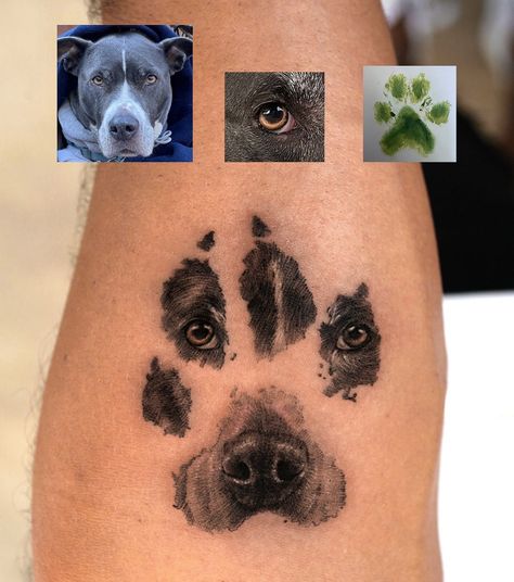 Puppy Paw Tattoo, Nose Tattoo, Dog Print Tattoo, Pawprint Tattoo, Dog Memorial Tattoos, Dog Paw Tattoo, Puppy Paw, Paw Tattoo, Pretty Tattoos For Women