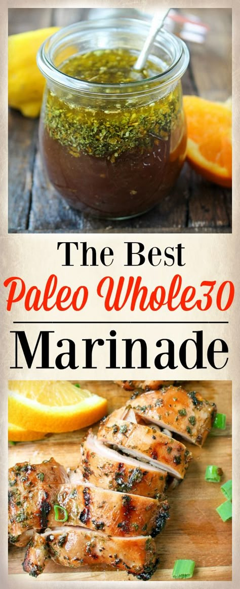 The Best Paleo Whole30 Marinade Whole 30 Marinade, Paleo Marinade, Fathead Pizza, Paleo Condiments, Paleo Sauces, Whole 30 Diet, Tasty Meat, Paleo Life, Recipe 30