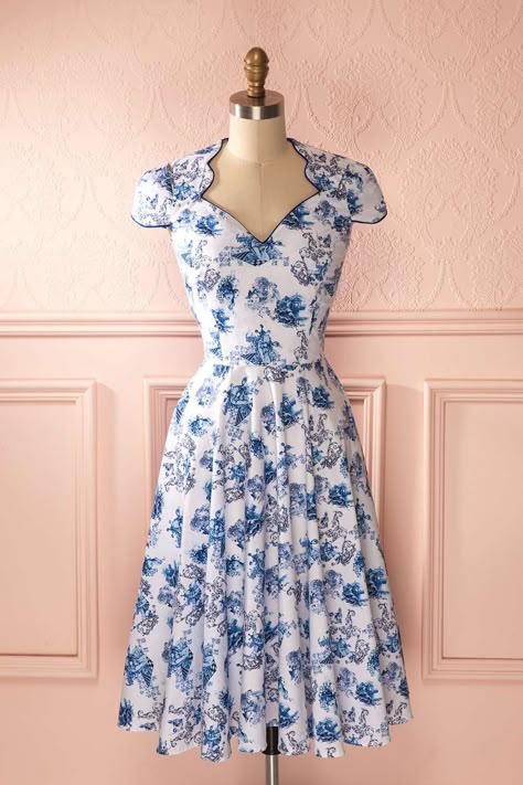 Vintage Trends, Boutique 1861, Zooey Deschanel, 50s Dresses, Frock Design, Pretty Style, For The, Mid Length Dresses, White Short