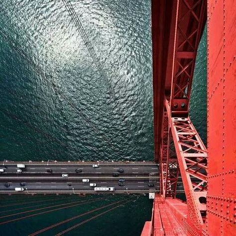 Bungee jumping from the Golden Gate Bridge San Francisco Golden Gate Bridge, The Golden Gate Bridge, Birds Eye View, San Francisco Bay Area, Birds Eye, Golden Gate Bridge, Golden Gate, Aerial View, Lisbon