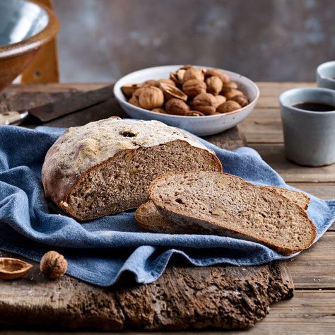 Wholemeal Emmer and Walnut Cob | Bread | Recipes | Doves Farm Cob Bread, Food Grains, Nestle Coffee Mate, Organic Baking, Sustainable Food Systems, Flour Alternatives, Medium Roast Coffee, Microwave Cooking, Food System