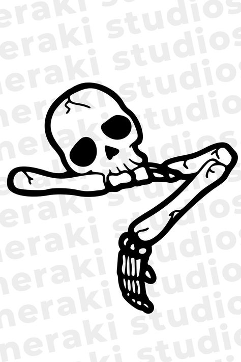 Skeleton With Headphones Tattoo, Skeleton Svg Halloween, Funny Skeleton Tattoo, Skeleton Drawing Ideas, Cute Skeleton Drawing, Skeleton Cricut, Skeleton Tshirts, Skeleton Doodle, Tattoo Cards