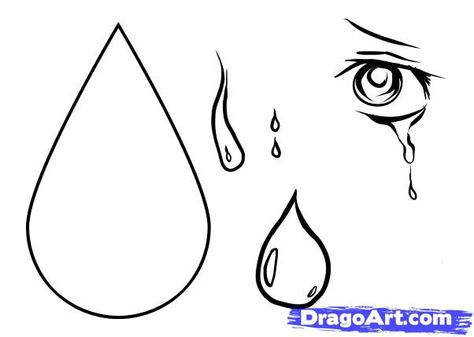 how to draw tears step 6 Poetry Decor, How To Draw Tears, Teardrop Tattoo, Tears Art, Pattern Sketch, Homemade Art, Graph Paper Art, Drawing Guide, Dark Soul