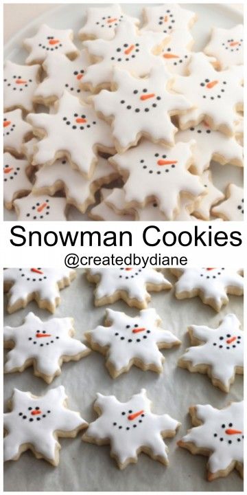 Snowflake Cookies Recipe, Winter Cookies, Snowflake Snowman, Snowman Snowflake, Snowman Cookies, Winter Cookie, Snowflake Cookies, Xmas Cookies, Christmas Sugar Cookies