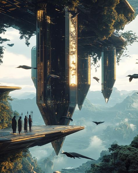 Advanced civilisations , where technology, magic and nature converge. #scifi #scififantasy #scificity #alienlife #alienworld #scififantasy #sciencefiction #futurecity #future #epic #epicfantasy #futuristic #spaceopera #space #spaceart #digitalart #ai Scifi Fantasy Aesthetic, Scifi Fantasy Art Scenery, Future Aesthetic Sci Fi, Scifi Concept Art, Futuristic Setting, Futuristic Magic City, Sci Fi Forest Concept Art, Sci Fi City Planet, Unique Shots