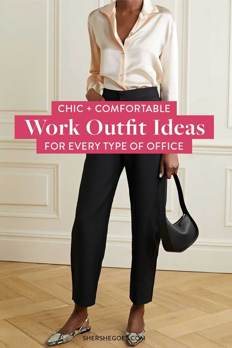 looking for stylish work clothes? whether you need business casual clothes or formal attire for a business professional office, a work capsule wardrobe can do wonders. here are the best staples to wear to work and where to buy great quality, affordable work clothes! #workoutfit #workclothes #officelooks #businesscasual #officeoutfit Work Wardrobe 2023, 2022 Business Casual Women, Office Capsule Wardrobe 2023, Dress For Office Work Wear, Stylish Formal Wear Women, What To Wear To The Office, Formal Attire For Woman, Formal Dresses For Women Office Outfits, Business Look Woman