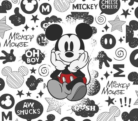 Wallpaper Crafts, Sublimacion Ideas, Disney Toddler, Retro Disney, Projets Cricut, Mickey Mouse Art, Disney Collage, Disney Images, Mickey Mouse Wallpaper