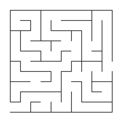 Easy Mazes. Printable Mazes for Kids. - Best Coloring Pages For Kids Maze Template, Easy Maze, Simple Maze, Maze Drawing, Mazes For Kids Printable, Maze Worksheet, Printable Mazes, Maze Print, Learning Patience