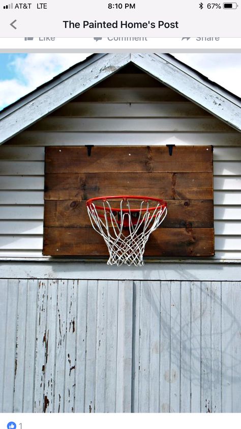 Barnwood Doors, Basketball Court Backyard, Basketball Backboard, Decorating 101, Wood Barn, Farmhouse Decorating, Charming Farmhouse, Chestnut Hill, Box Store