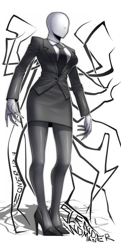 Creepypasta Girls, Female Monster, Monster Girl Encyclopedia, Creepypasta Cute, Slender Man, Anime Monsters, Drama Club, Creepypasta Characters, Slenderman