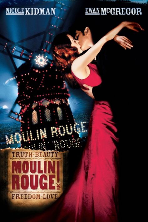 Ewan Mcgregor Moulin Rouge, Film Moulin Rouge, Moulin Rouge Movie, Bday Background, Movie Inside Out, Beau Film, Baz Luhrmann, Top Film, The Rocky Horror Picture Show