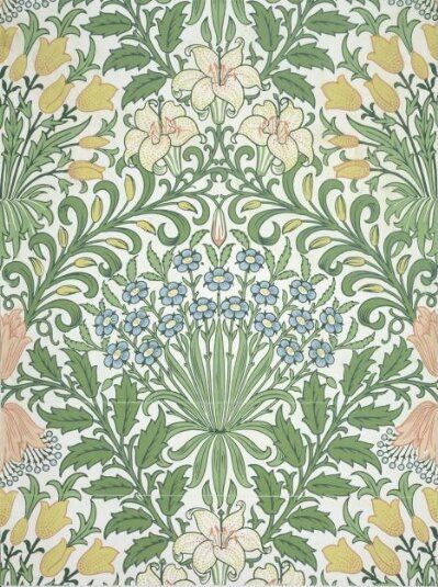 Floral Wallpaper Nursery, William Morris Wallpaper, Bohemian Wallpaper, Mountain Decal, Morris Wallpapers, Wallpaper Textured, Flowery Wallpaper, Neutral Wallpaper, Minimal Wallpaper