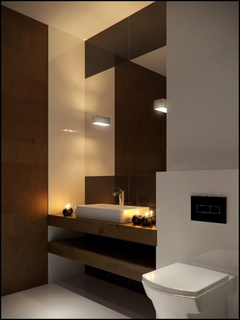 Makeover Kamar Mandi, Modern Contemporary Bathrooms, Modern Contemporary Bathroom, Contemporary Bathroom Designs, Bad Inspiration, Toilet Design, 아파트 인테리어, Contemporary Bathrooms, Bath Room