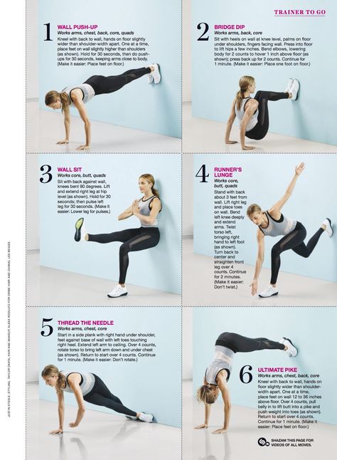 Wall workout in SELF mag, September '15 Wall Pilates Workout Plan Free Printable, Wall Pilates Workout For Beginners Free Chart Printable, Wall Pilates Workout For Beginners Free Chart, Wall Pilates Workout For Beginners Free, 28 Day Wall Pilates Challenge Free, Free Pilates Wall Workout Chart, 28 Day Wall Pilates Challenge Free Chart, Wall Workouts, Wall Fitness