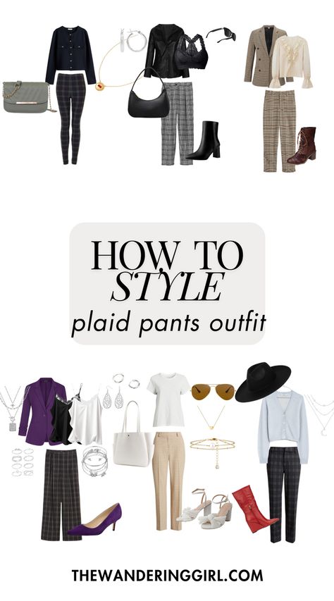 Save this pin for plaid pants, best plaid pants, plaid pants summer, plaid pants winter, plaid pants fall, plaid pants women, plaid pants unisex, plaid pants outfit spring, plaid pants outfits women, plaid pants outfit casual, plaid pants work outfit, plaid pants everyday style, plaid pants for women, plaid pants street style, classy plaid pants, checkered pants, what to wear with plaid pants, and more. Tap this post to slay on your plaid pants #OOTD right now! Plaid Pants Work Outfit, Dress Pants Outfits Work, Plaid Pants Outfit Women, Plaid Pants Outfit Casual, Blue Plaid Pants Outfit, Black Plaid Pants Outfit, Fall Plaid Pants, Plaid Pants Outfits, Outfit Plaid Pants