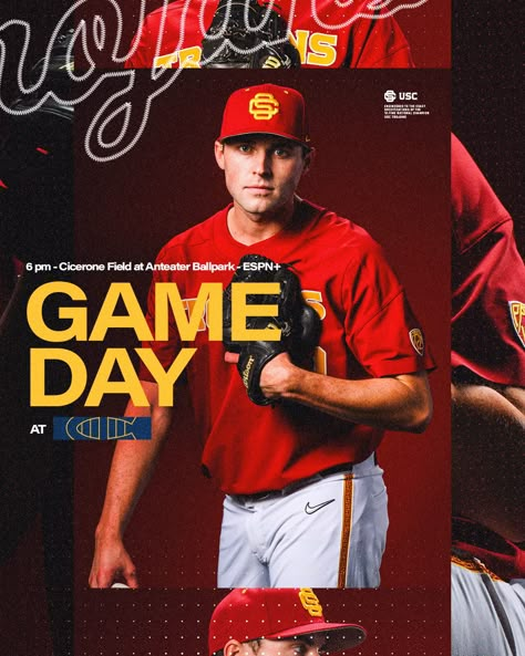 Baseball Game Day Graphics, College Football Graphics, Gameday Graphics Design, Game Day Graphics, Gameday Graphics, Sports Marketing Design, Graphic Design Posters Layout, Sports Design Ideas, Photoshop Design Ideas