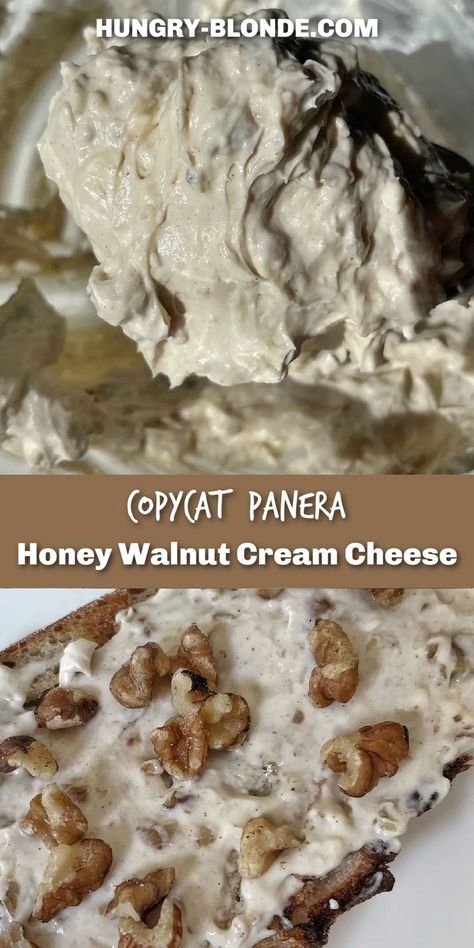 A bagel is nothing without a good cream cheese. This easy-to-make recipe for Honey Walnut Cream Cheese tastes exactly like Panera’s — it might even be better.



copycat panera honey walnut cream cheese recipe, easy honey walnut cream cheese recipe, easy sweet cream cheese recipe, easy copycat panera bread recipes, cream cheese hacks, copycat panera bread honey walnut cream cheese recipe Panera Bread Recipes, Honey Walnut Cream Cheese, Walnut Cream Cheese, Recipes Cream Cheese, Copycat Panera Bread, Amish Friendship Bread Starter Recipes, Cream Cheese Spread Recipes, Panera Recipes, Panera Copycat