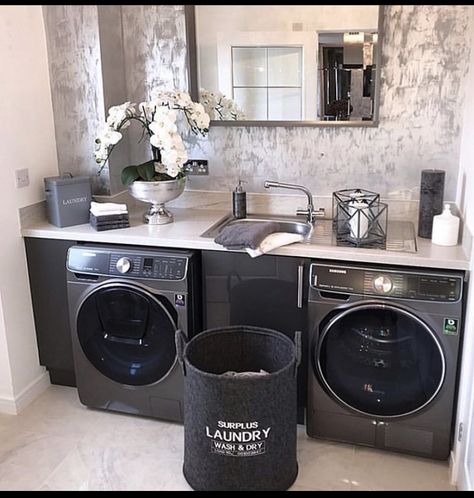 Laundy Room, Stylish Laundry Room, Dream Laundry Room, Laundry Room Renovation, Modern Laundry Rooms, Laundry Room Inspiration, Laundry Room Remodel, Laundry Decor, Laundry Room Diy