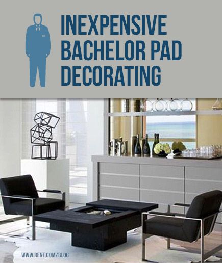 Men are often accused of having the same decorating style: none at all. Here are some easy and inexpensive ways to decorate your apartment for a stylish bachelor pad. [Rent.com Blog] #apartment #decorating #bachelorpad Men Bachelor Pads, Ways To Decorate Your Apartment, Bachelor Pad Living Room, Bachelor Bedroom, Bachelor Pad Decor, Decorate Your Apartment, Bachelor Apartments, Apartment Ideas For Men, Men Apartment