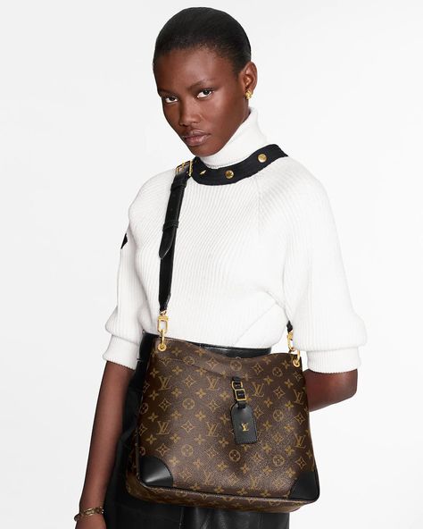 Louis Vuitton Re-Releases Its Odéon Bag - PurseBlog Melie Louis Vuitton, Louis Vuitton Bag Outfit, Louis Vuitton Odeon, Louis Vuitton Store, Louis Vuitton Crossbody, Brown Handbag, Louis Vuitton Official, Classic Bags, Vuitton Bag