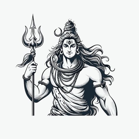 Mahadev Logo Png, Shiva Logo Design, Mahadev Logo, Lord Hanuman Sketch, Shiva Logo, Hanuman Sketch, Shiva Design, Ganpati Art, Tattoo Poster